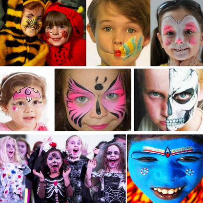 Lasten 12 Colors Face Paint Crayons DailySale