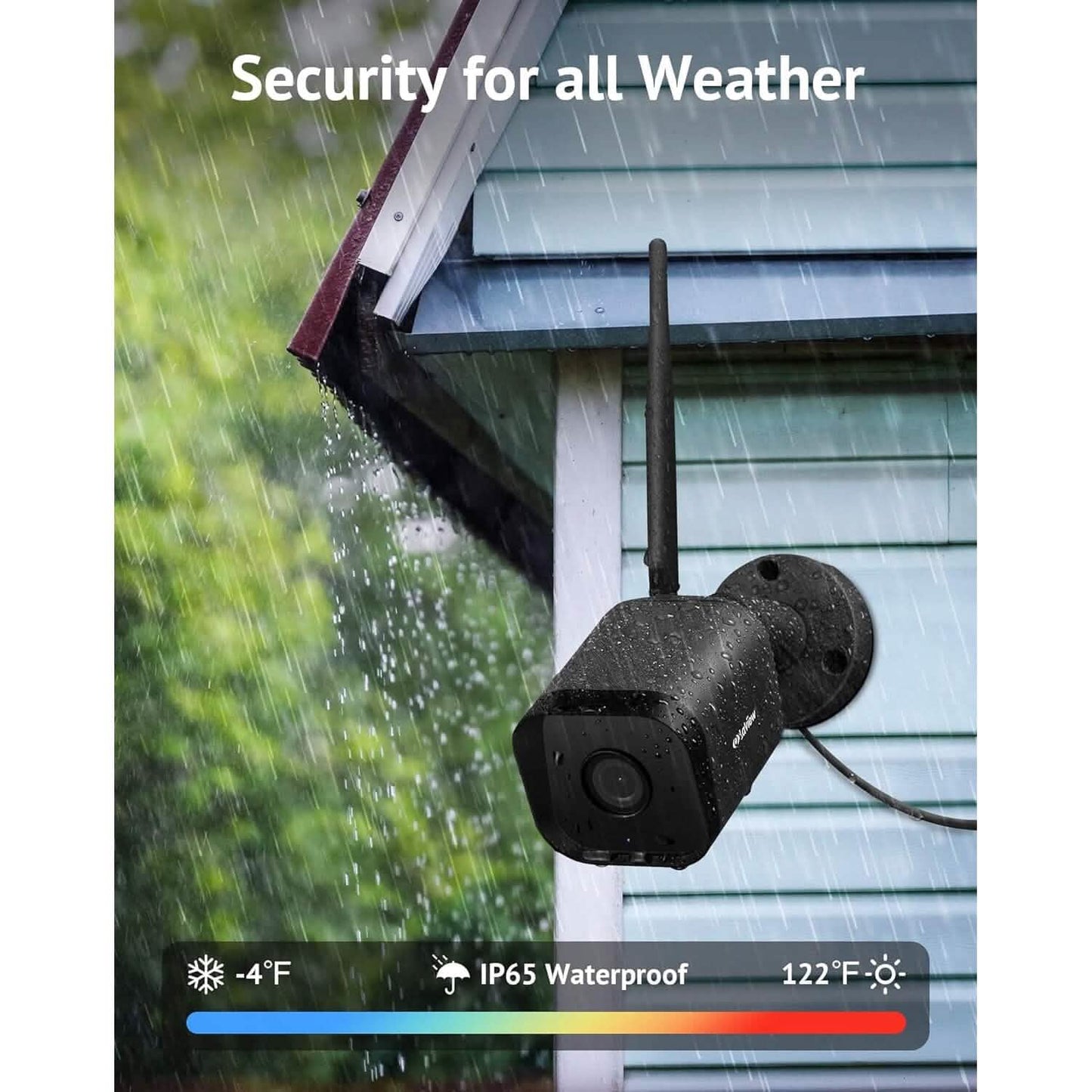 LaView Security Camera Outdoor 1080P HD Wi-Fi Camera  (Refurbished) DailySale