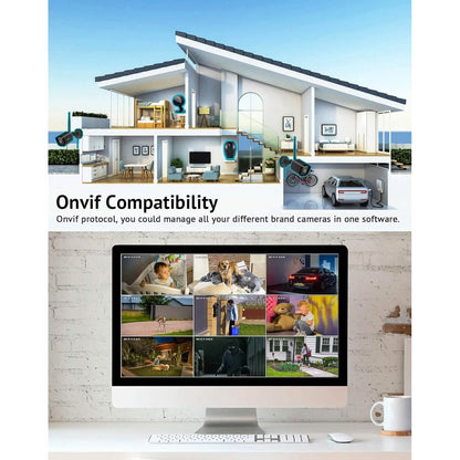 LaView Security Camera Outdoor 1080P HD Wi-Fi Camera  (Refurbished) DailySale