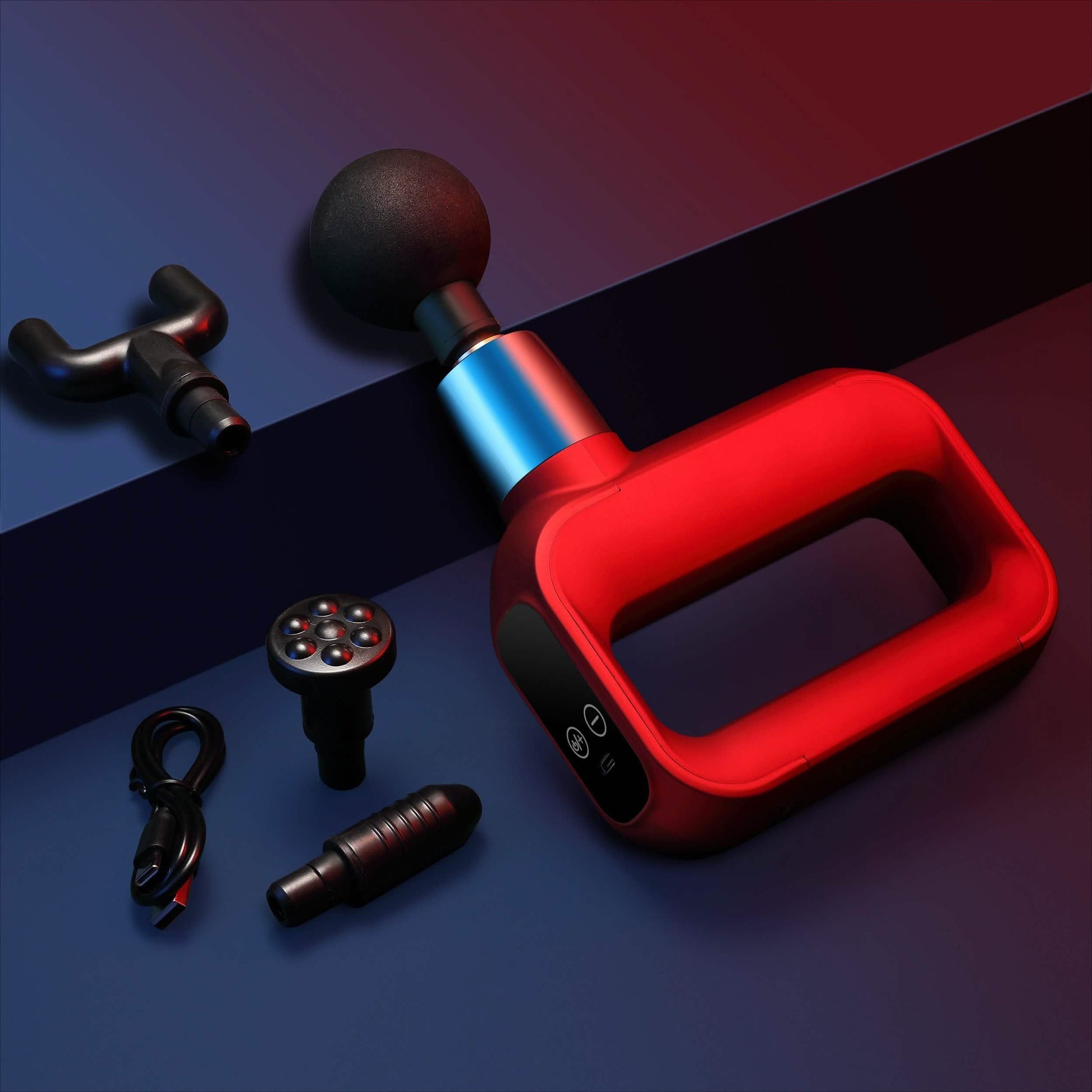 LAX Deluxe Handheld Deep Tissue Percussion Muscle Massager for Fitness DailySale