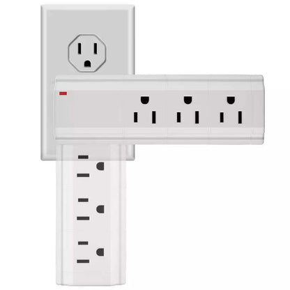 LAX Multi-Charging Tower Surge Protector 9 Outlet and 2 USB Ports DailySale