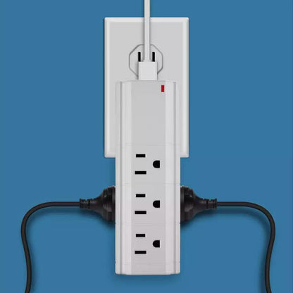 LAX Multi-Charging Tower Surge Protector 9 Outlet and 2 USB Ports DailySale