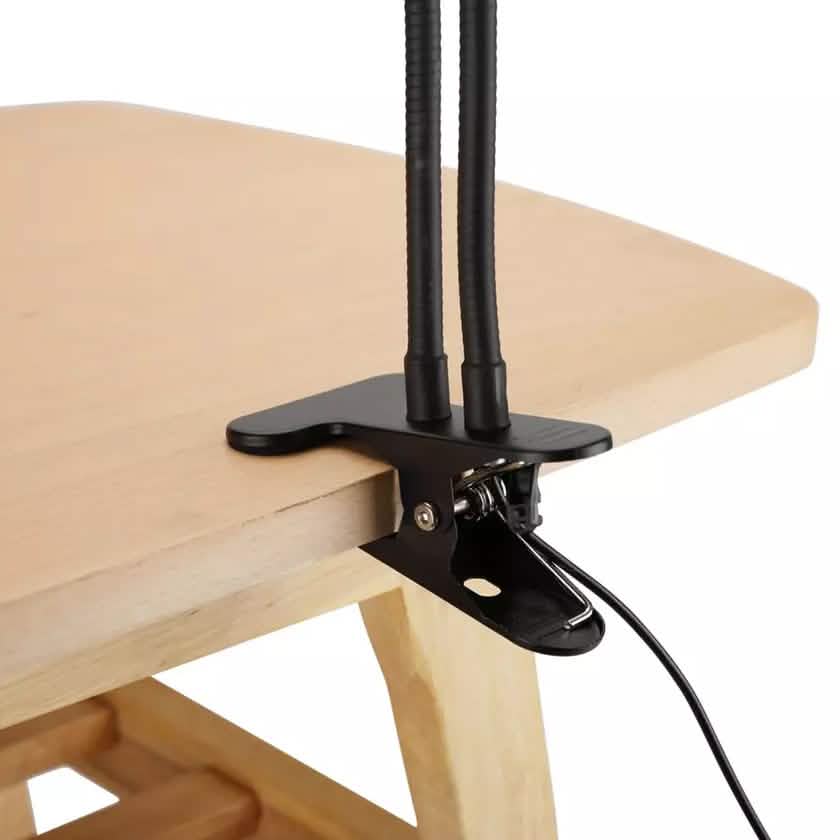 LAX Selfie Ring LED Light Stand with Desk Clip DailySale