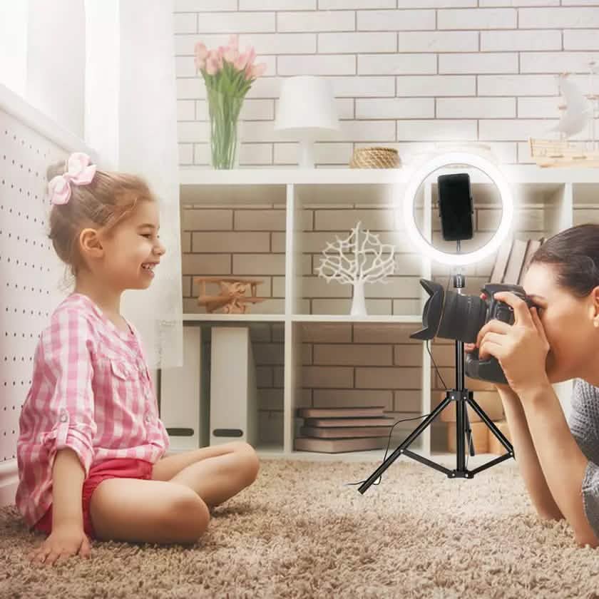 LAX Selfie Ring LED Light Stand with Tripod DailySale