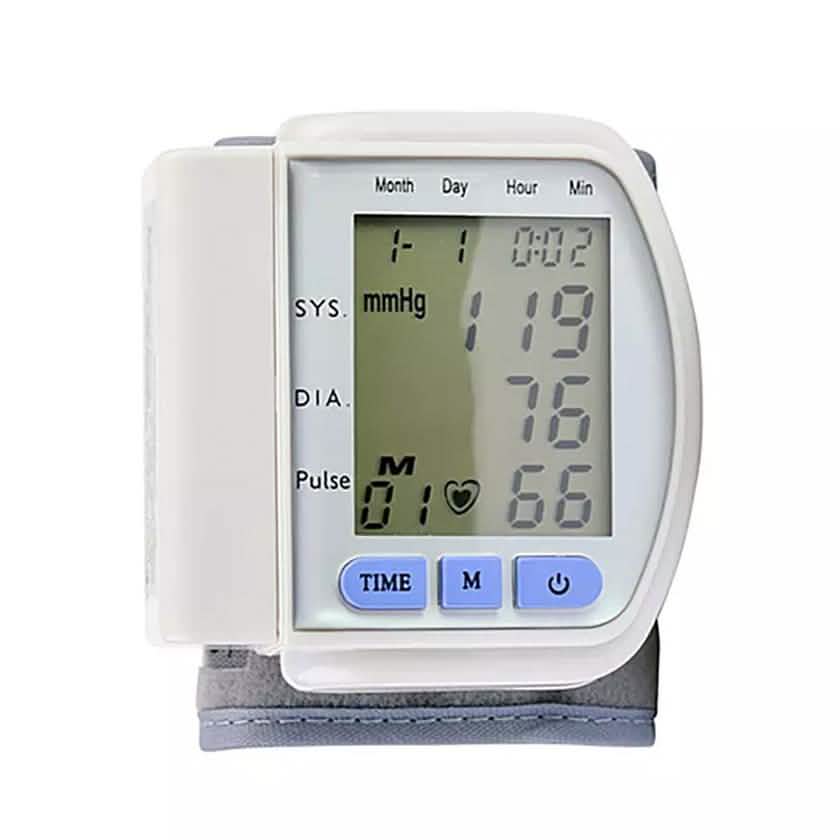 LCD Digital Automatic Wrist Cuff Blood Pressure Monitor DailySale