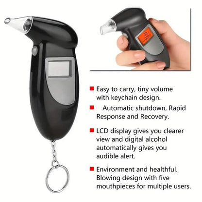 LCD Screen Professional Alcohol Breathalyzer Tester DailySale