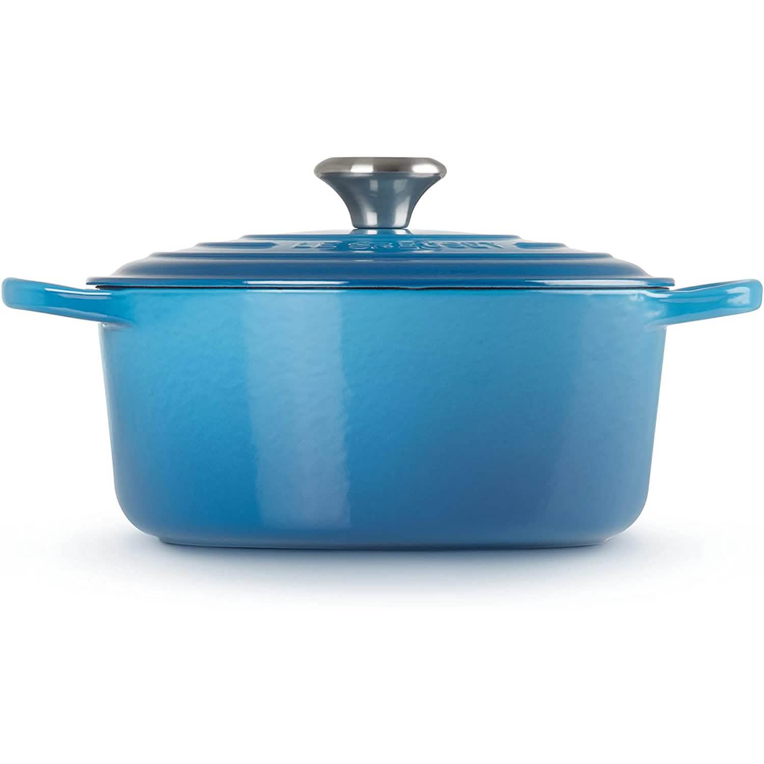 Le Creuset Enameled Cast Iron Signature Round Dutch Oven, 7.25 qt., Marseille DailySale