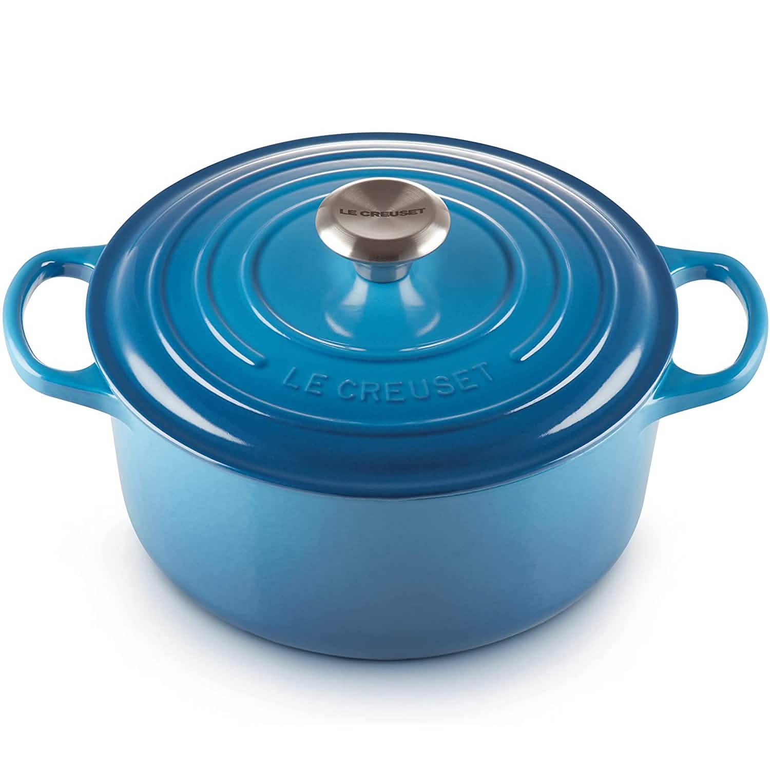 Le Creuset Enameled Cast Iron Signature Round Dutch Oven, 7.25 qt., Marseille DailySale