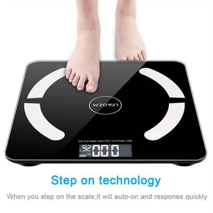 Digital Bathroom Wireless Fat Smart BMI Body Composition Analyzer Health Monitor Sync Data DailySale