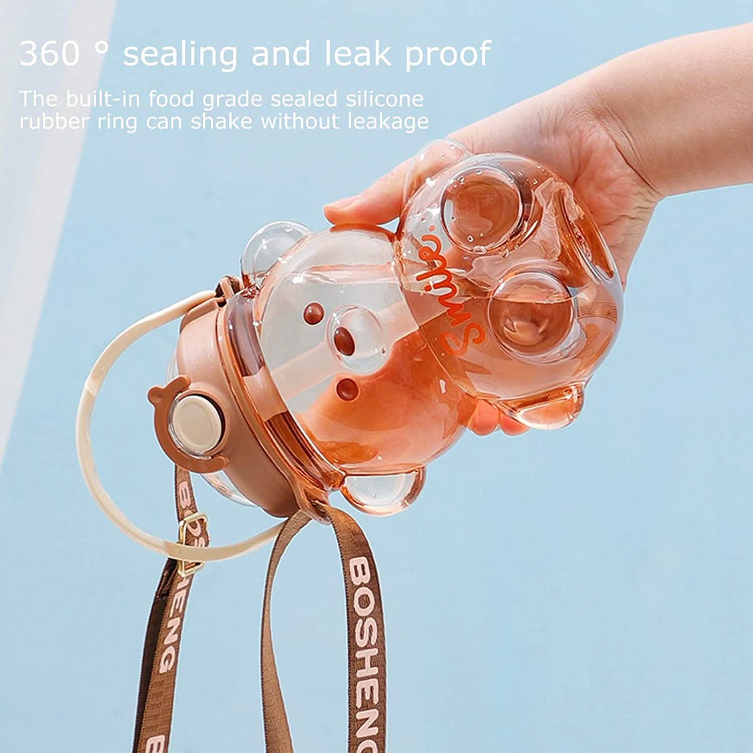 Leak-Proof Bear Water Bottle for Girls DailySale
