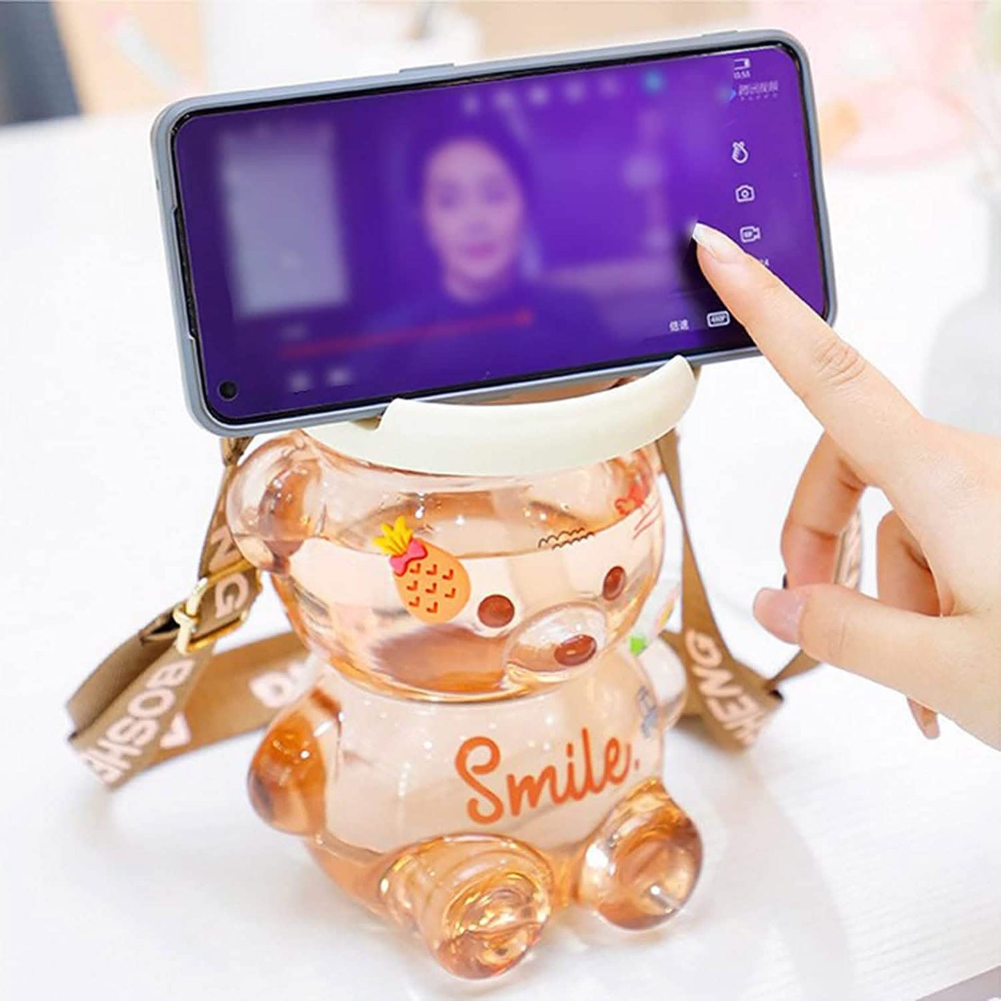 Leak-Proof Bear Water Bottle for Girls DailySale