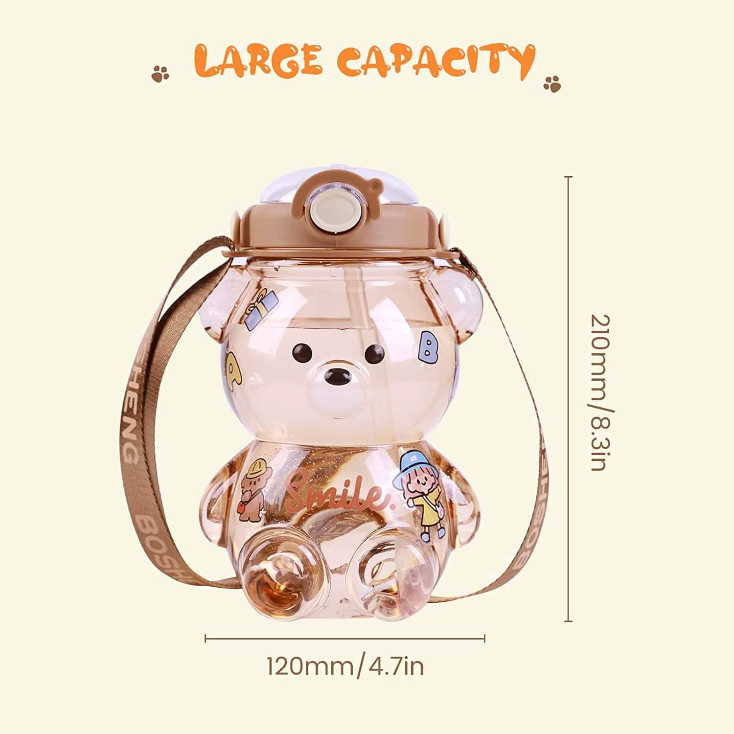 Leak-Proof Bear Water Bottle for Girls DailySale