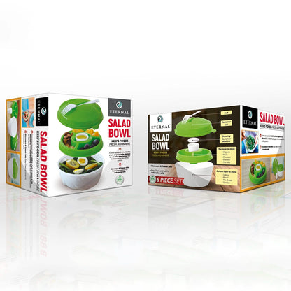 Leakproof On-The-Go Salad Bowl Container DailySale