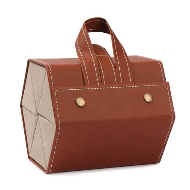 Leather Multiple Glasses Storage Case DailySale