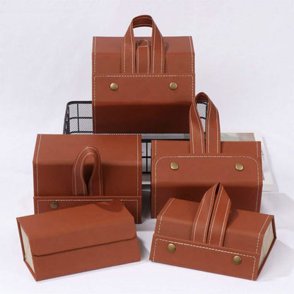 Leather Multiple Glasses Storage Case DailySale