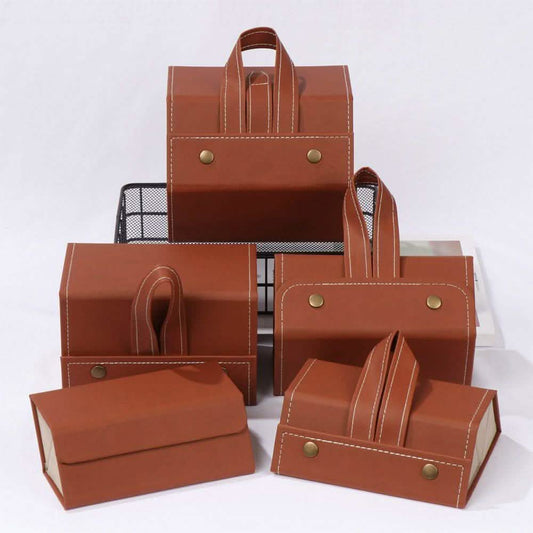 Leather Multiple Glasses Storage Case DailySale