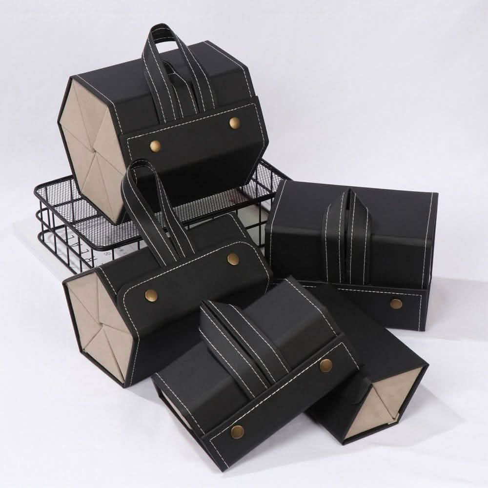 Leather Multiple Glasses Storage Case DailySale