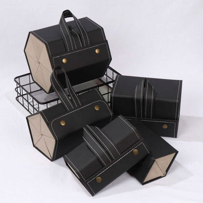 Leather Multiple Glasses Storage Case DailySale