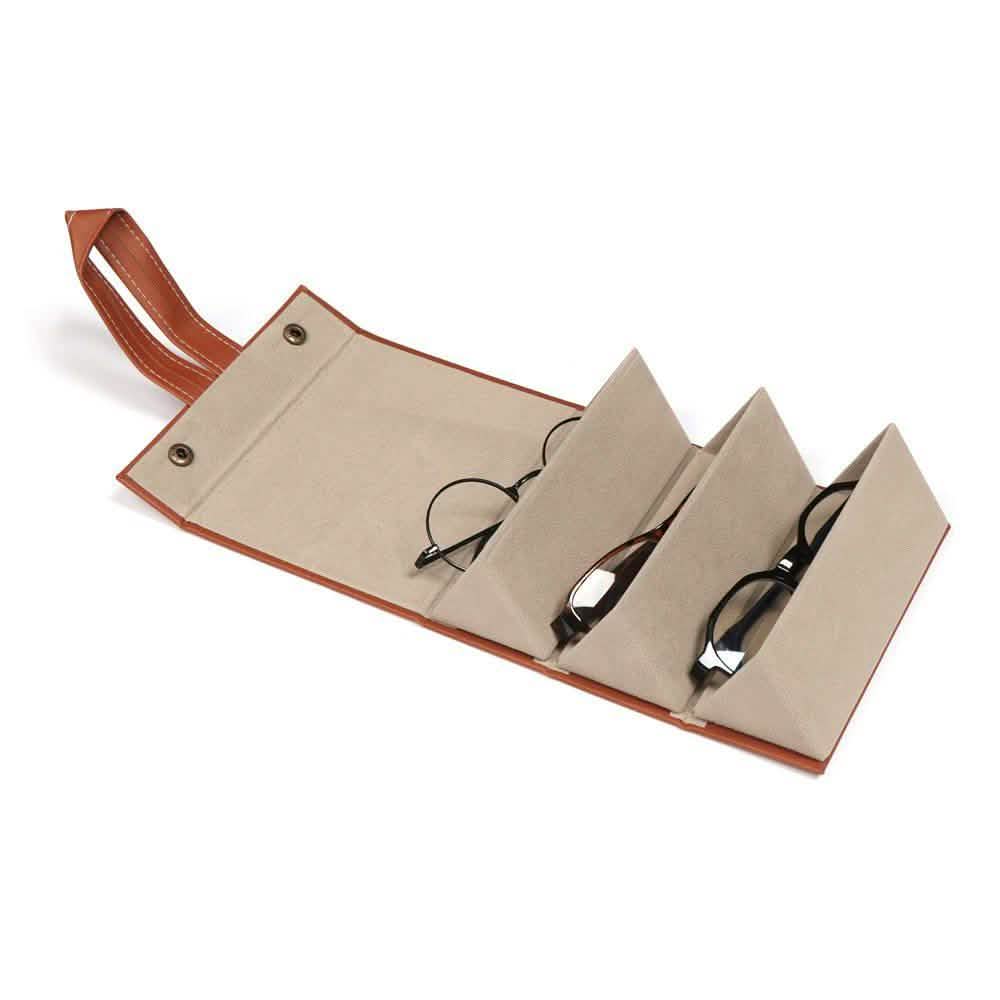 Leather Multiple Glasses Storage Case DailySale