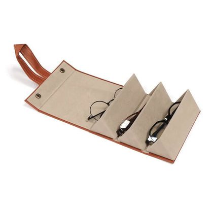 Leather Multiple Glasses Storage Case DailySale
