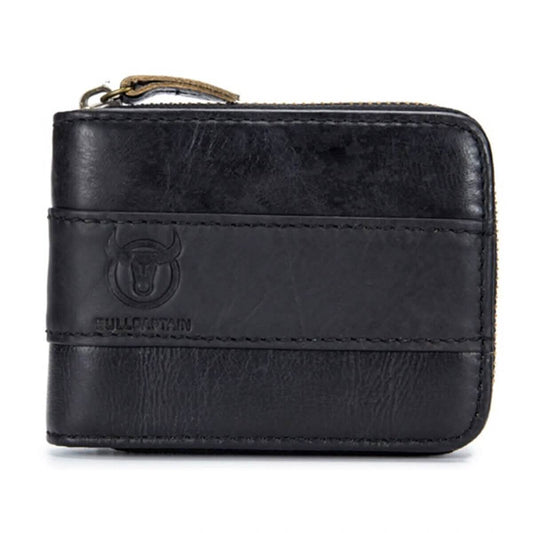 Leather Tri-Fold Anti-Magnetic Vintage 11 Card Slot Men's Wallet DailySale