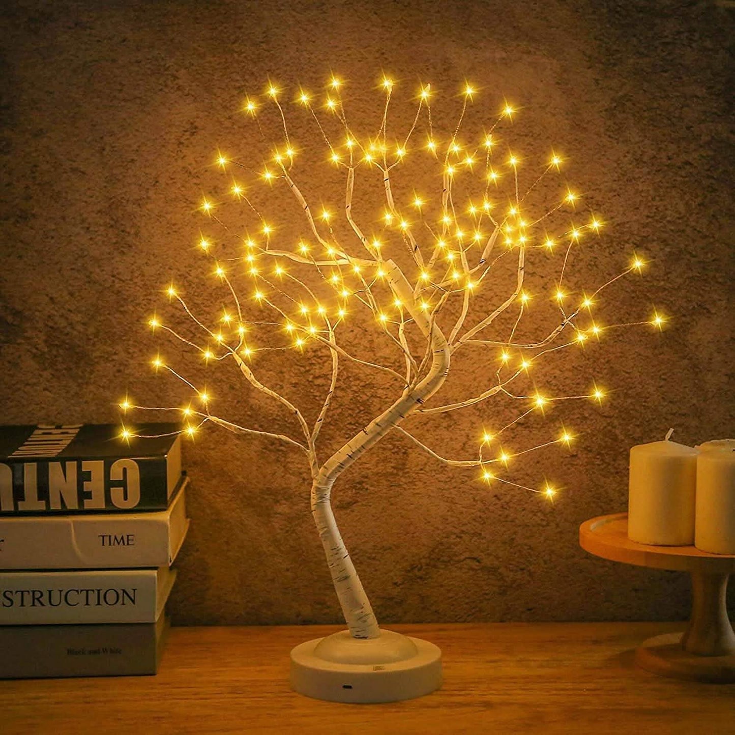 LED Artificial Twig Tree Light Tabletop Bonsai Lamp DailySale