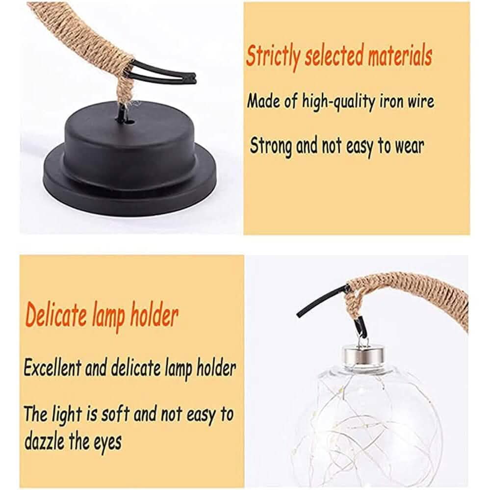 LED Ball Lamp Wrought Iron Moon Lamp DailySale