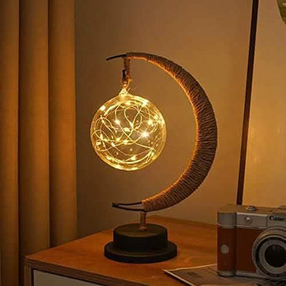 LED Ball Lamp Wrought Iron Moon Lamp DailySale