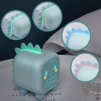 Led Cartoon Alarm Clock Voice Control Digital DailySale