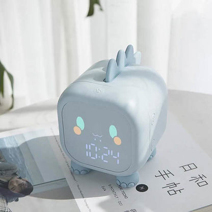 Led Cartoon Alarm Clock Voice Control Digital DailySale