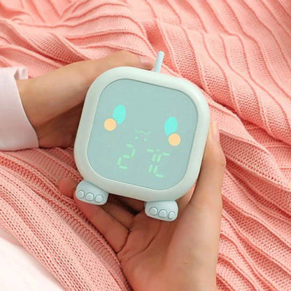 Led Cartoon Alarm Clock Voice Control Digital DailySale