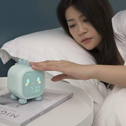 Led Cartoon Alarm Clock Voice Control Digital DailySale