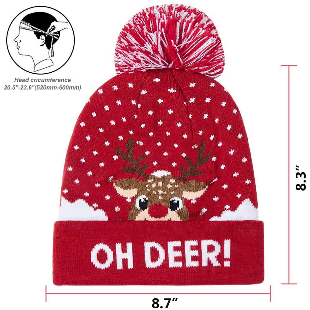 LED Christmas Knitted Hat DailySale