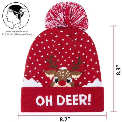 LED Christmas Knitted Hat DailySale