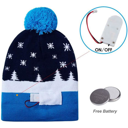 LED Christmas Knitted Hat DailySale