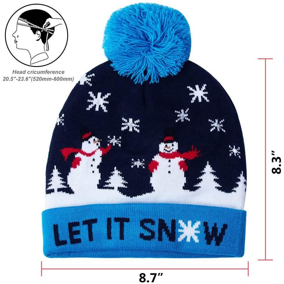 LED Christmas Knitted Hat DailySale