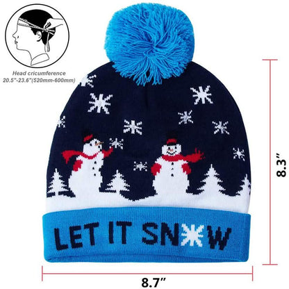 LED Christmas Knitted Hat DailySale