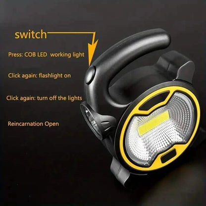 LED COB Camping Flashlight Lantern DailySale