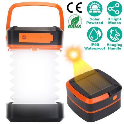 LED Collapsible Solar Camping Lantern DailySale
