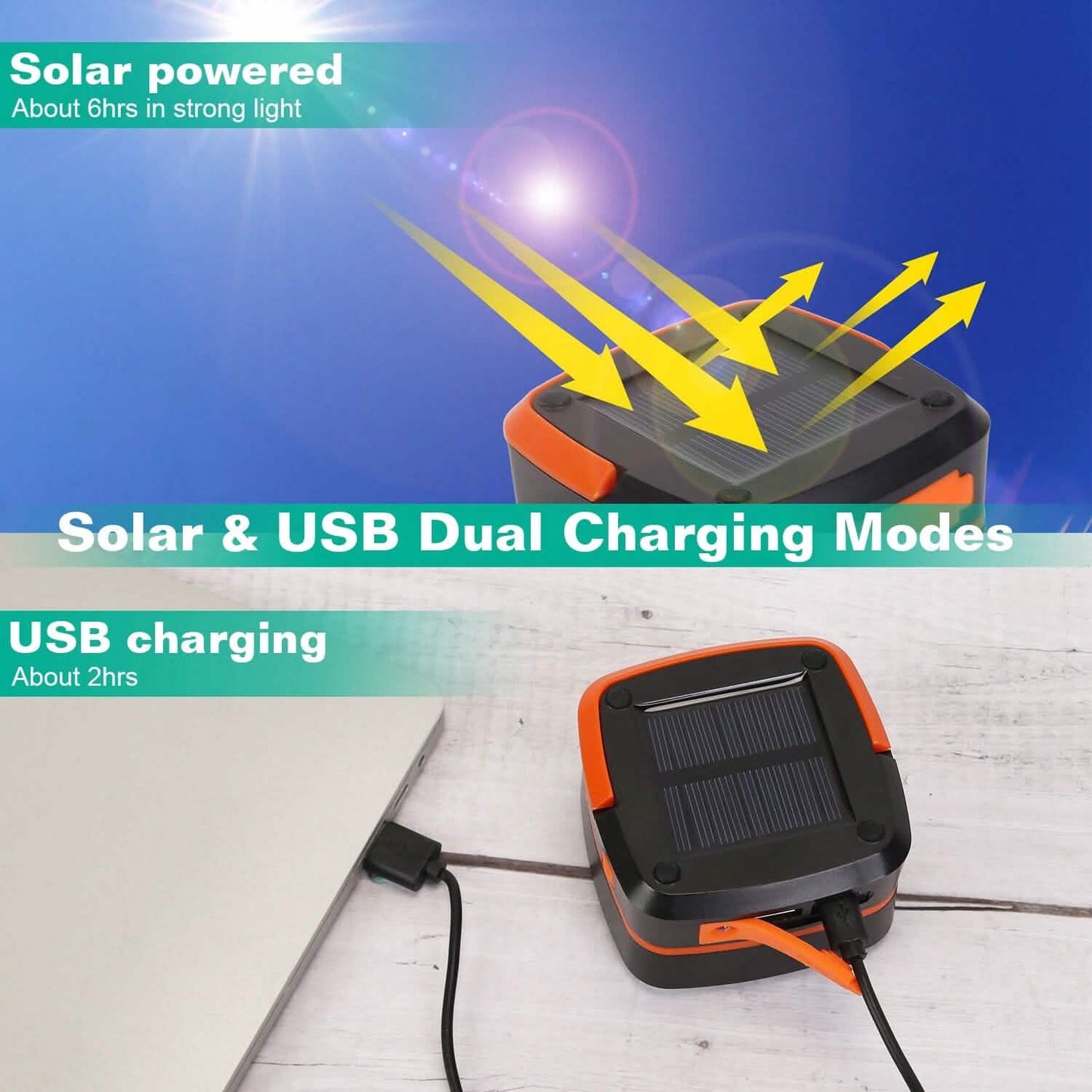 LED Collapsible Solar Camping Lantern DailySale