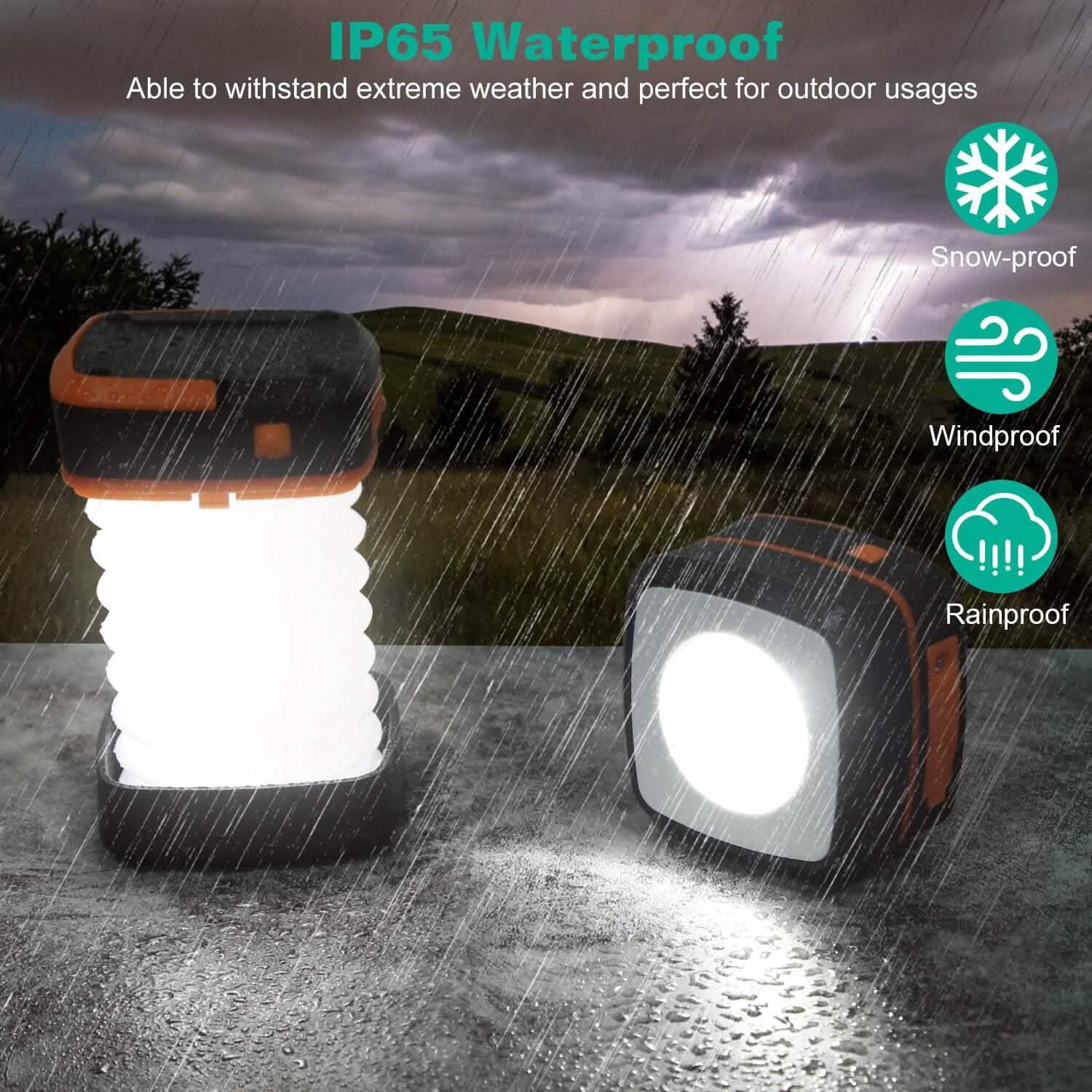LED Collapsible Solar Camping Lantern DailySale