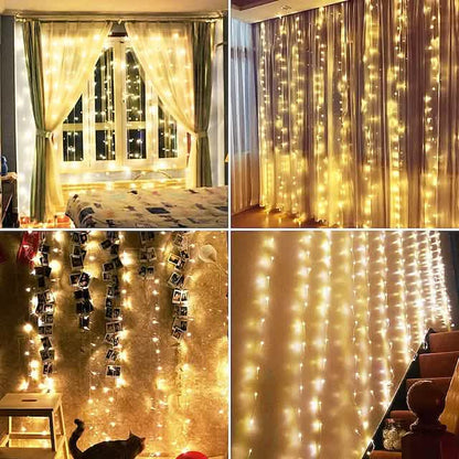 LED Curtain String Lights Home Decor Lights DailySale