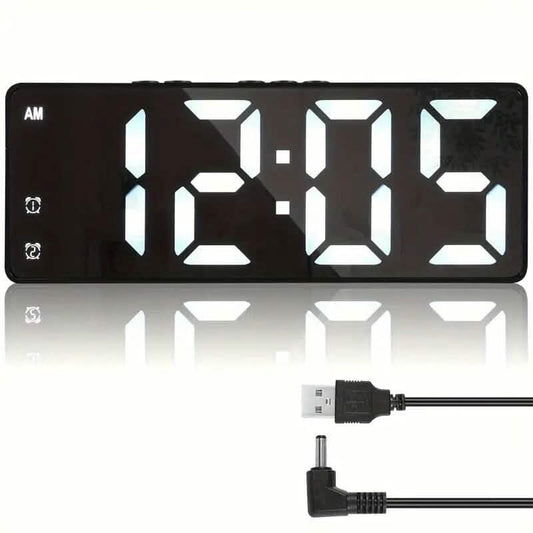 LED Digital Alarm Clock with Dual Alarms, Voice Control and more DailySale