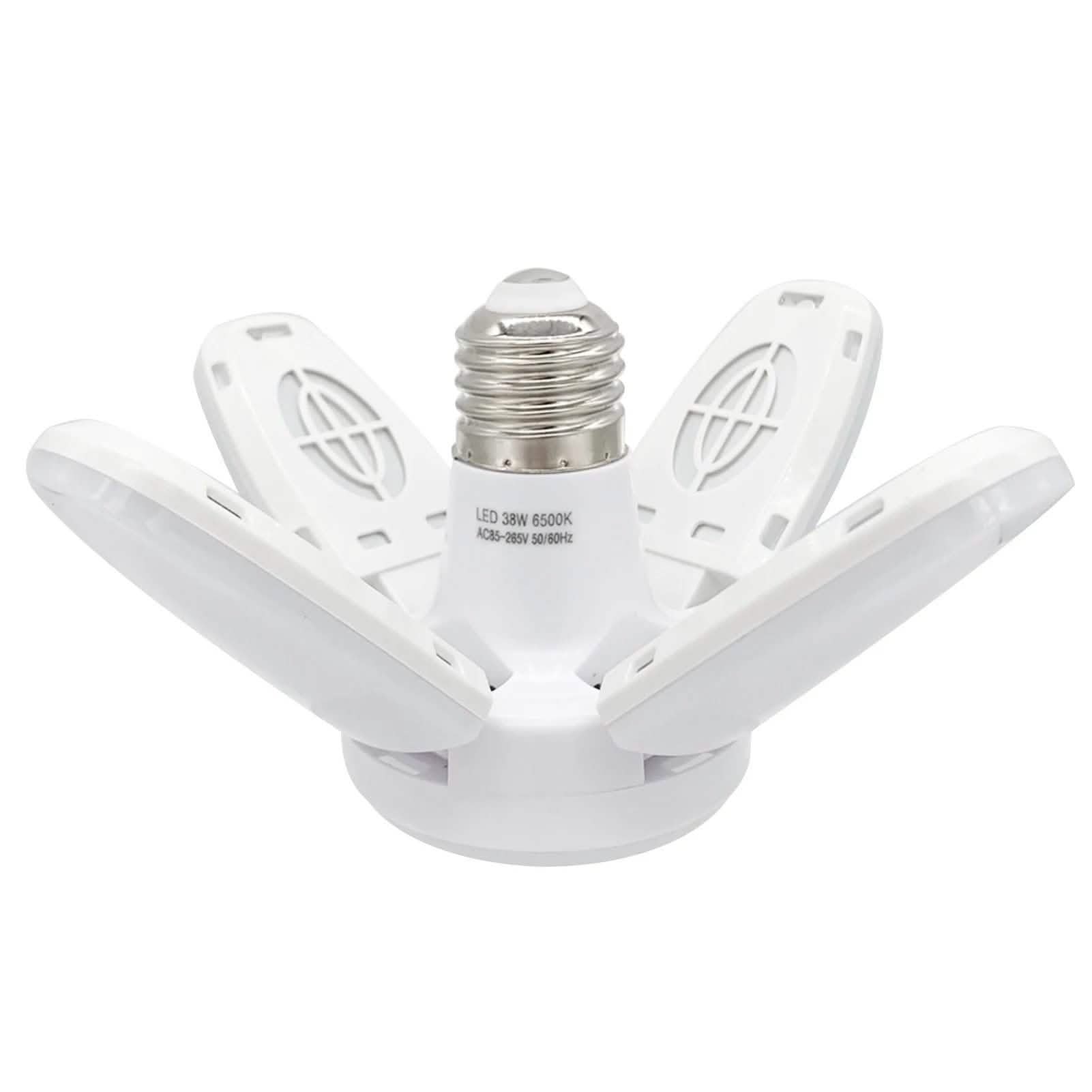 LED Dimmable Garage Ceiling Lights with 4 Adjustable Panels DailySale