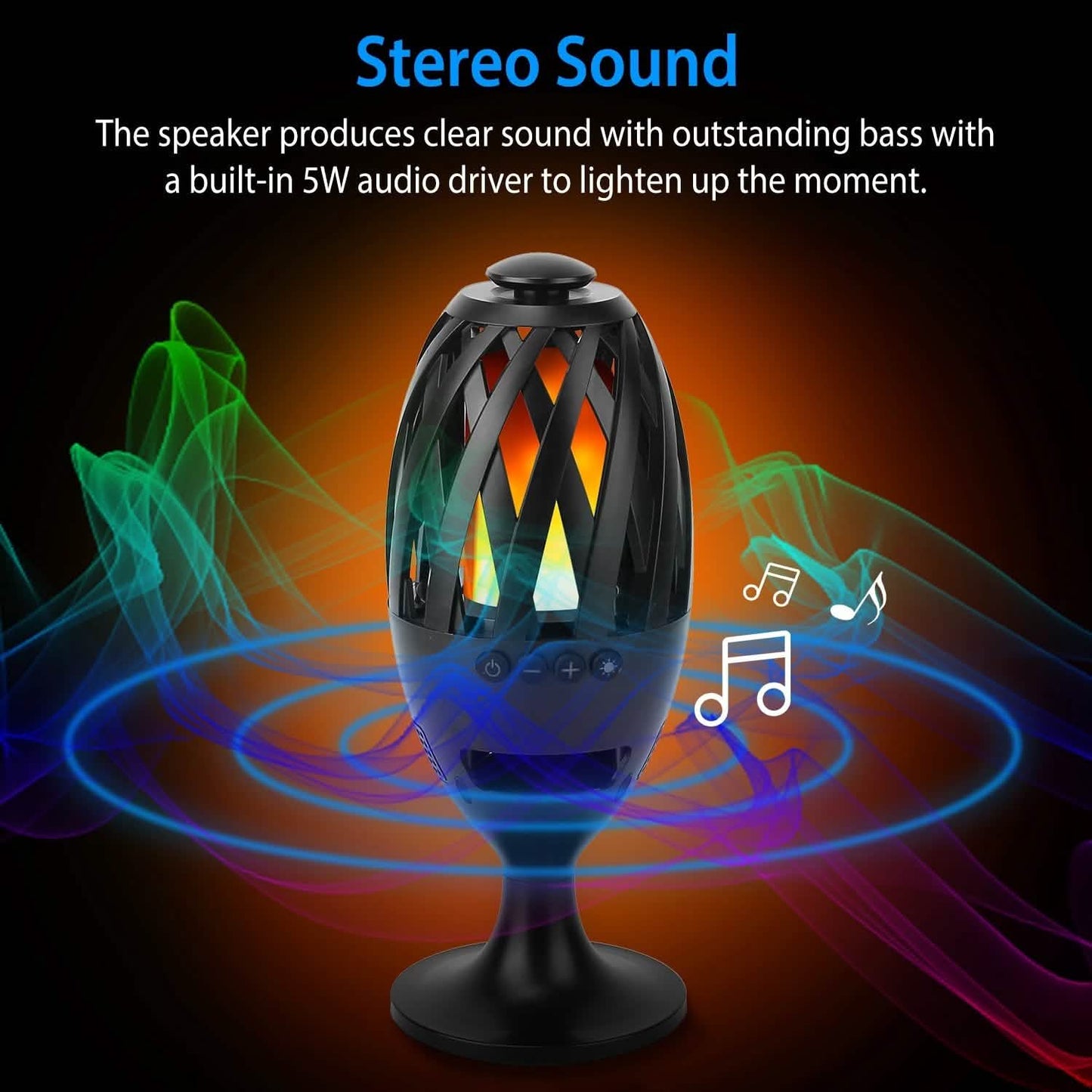 LED Flame Speakers Torch DailySale