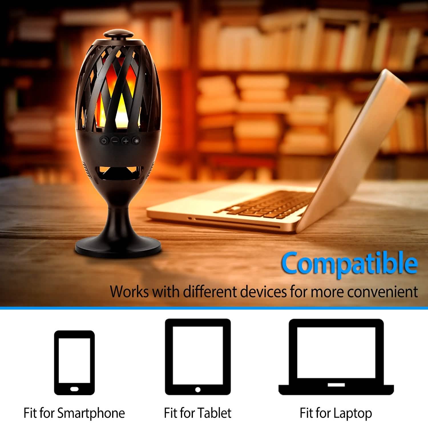 LED Flame Speakers Torch DailySale