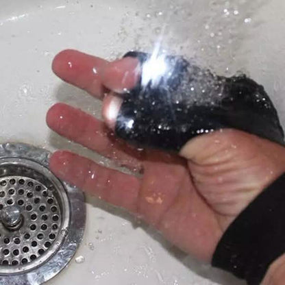 LED Flashlight Magic Strap Fingerless Gloves with 2 LED Light DailySale