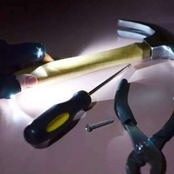 LED Flashlight Magic Strap Fingerless Gloves with 2 LED Light DailySale