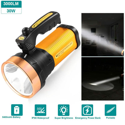 LED Flashlights IPX6 Waterproof Handheld Night Lights DailySale