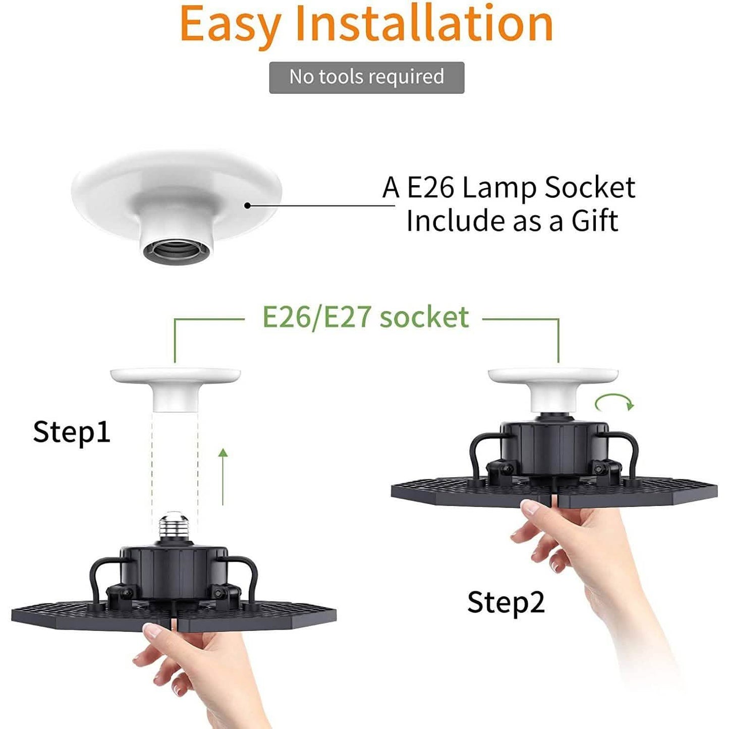 LED Garage Ceiling 360¬∞ Lighting with 576 LEDs DailySale